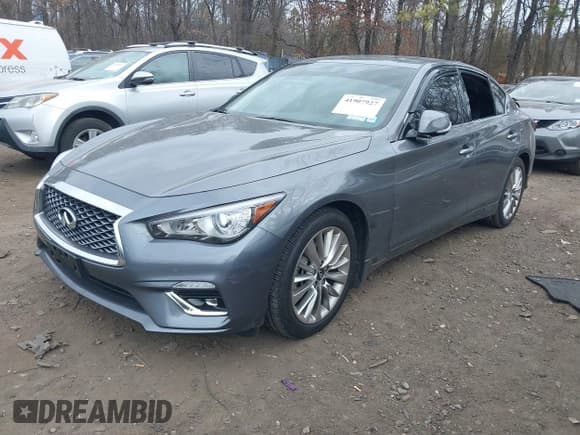✅ 2021 Infiniti Q50 Luxe • VIN: JN1EV7BR8MM752929 • Lot: 41907927. Listed on IAAI with 43,263 mi. Free auction sales archive from the USA and detailed vehicle history report at DreamBid. Image 17.