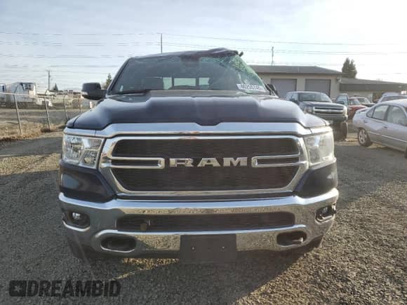 2022 Ram 1500 Big Horn с VIN 1C6SRFBM2NN189706, выставлен на аукционе Copart как лот 46255745 с пробегом 32 580 миль миль и Списание • Salvage title. История ставок и продаж доступна на DreamBid. Изображение 5.