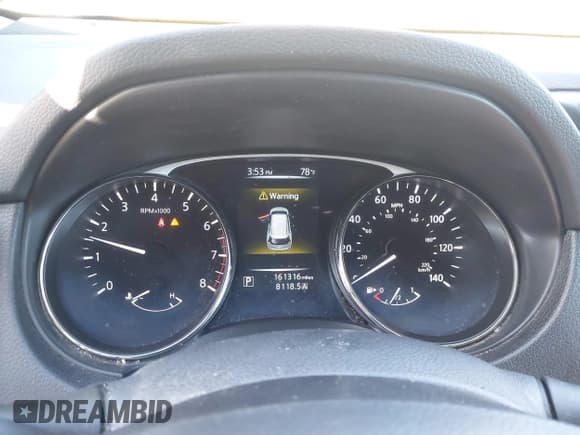 ✅ 2016 Nissan Rogue SV • VIN: 5N1AT2MM5GC799170 • Lot: 43421653. Listed on IAAI with 161,316 mi. Free auction sales archive from the USA and detailed vehicle history report at DreamBid. Image 7.