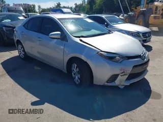 ✅ 2016 Toyota Corolla L • VIN: 2T1BURHE3GC499832 • Lot: 43337391. Listed on IAAI with 106,512 mi. Free auction sales archive from the USA and detailed vehicle history report at DreamBid. Image 1.
