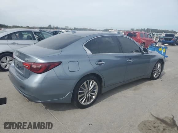 ✅ 2018 Infiniti Q50 Luxe • VIN: JN1EV7AR2JM437346 • Лот: 90107295. Опубликован ранее на Copart с пробегом 90 449 миль. Бесплатный доступ к архиву аукционных продаж из США и подробный отчёт об истории автомобиля на DreamBid. Изображение 3.