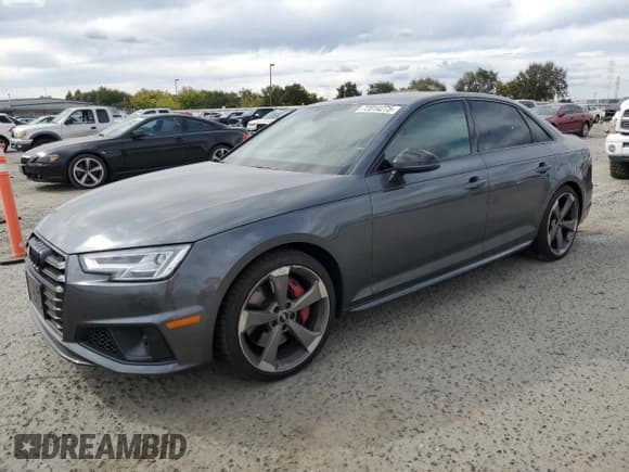 ✅ 2019 Audi S4 Premium Plus • VIN: WAUB4AF46KA056323 • Lot: 72014275. Listed on Copart with 50,411 mi. Free auction sales archive from the USA and detailed vehicle history report at DreamBid. Image 1.