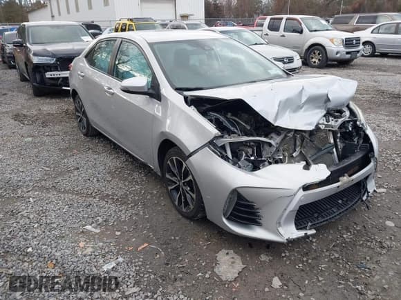 ✅ 2018 Toyota Corolla LE • VIN: 2T1BURHE7JC972588 • Lot: 43714956. Listed on IAAI with 144,977 mi. Free auction sales archive from the USA and detailed vehicle history report at DreamBid. Image 1.