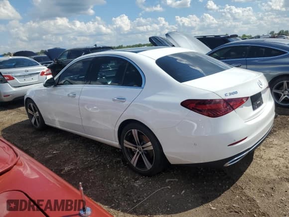 ✅ 2023 Mercedes-Benz C 300 • VIN: W1KAF4HB2PR091509 • Lot: 70904785. Wystawiony na Copart z przebiegiem 39 941 mil. Bezpłatny archiwum sprzedaży aukcyjnych z USA i szczegółowy raport historii pojazdu na DreamBid. Zdjęcie 2.