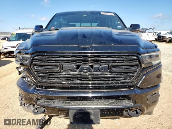 2024 Ram 1500 Limited with VIN 1C6SRFHTXRN153220, listed as a Copart auction lot 61267535 with 22,490 mi miles and Salvage title. Bid and sale history available at DreamBid. Image 5.