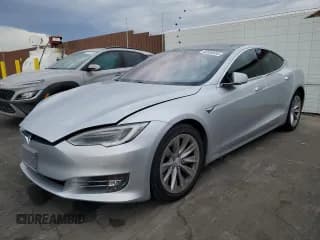✅ 2017 Tesla Model S 100D • VIN: 5YJSA1E25HF184371 • Lot: 92450655. Listed on Copart with 104,781 mi. Free auction sales archive from the USA and detailed vehicle history report at DreamBid. Image 1.