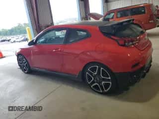 2021 Hyundai Veloster с VIN KMHT36AH5MU008813, выставлен на аукционе Copart как лот 59127424 с пробегом 36 909 миль миль и Списание • Salvage title. История ставок и продаж доступна на DreamBid. Изображение 2.