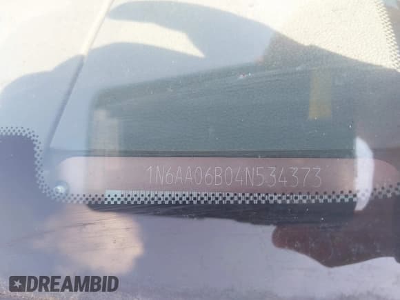 ✅ 2004 Nissan Titan SE • VIN: 1N6AA06B04N534373 • Лот: 42896355. Опубликован ранее на IAAI с пробегом 156 562 миль. Бесплатный доступ к архиву аукционных продаж из США и подробный отчёт об истории автомобиля на DreamBid. Изображение 9.