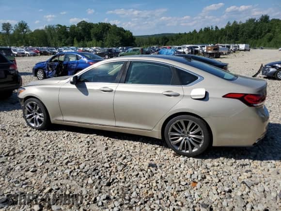 2015 Hyundai Genesis 5.0L с VIN KMHGN4JFXFU034664, выставлен на аукционе Copart как лот 61185304 с пробегом 70 988 миль миль и Списание • Salvage title. История ставок и продаж доступна на DreamBid. Изображение 2.