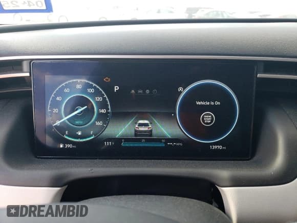 ✅ 2023 Hyundai Tucson SEL • VIN: 5NMJF3AE5PH225992 • Lot: 69903184. Wystawiony na Copart z przebiegiem 13 970 mil. Bezpłatny archiwum sprzedaży aukcyjnych z USA i szczegółowy raport historii pojazdu na DreamBid. Zdjęcie 9.