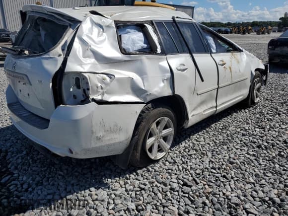 ✅ 2009 Toyota Highlander • VIN: JTEDS41AX92092211 • Lot: 83766335. Listed on Copart with Not provided. Free auction sales archive from the USA and detailed vehicle history report at DreamBid. Image 3.