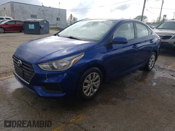 2018 Hyundai Accent SEL z VIN 3KPC24A35JE031776, wystawiony jako Copart lot #52627424 z przebiegiem 64 534 mil mil oraz Szkoda całkowita • Salvage title. Historia ofert i sprzedaży dostępna na DreamBid. Obrazek 1.