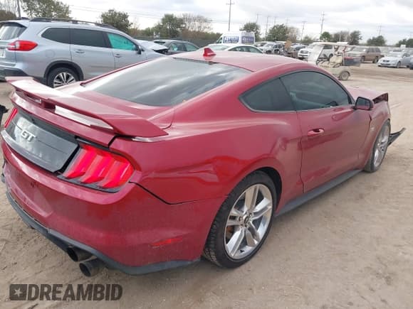 ✅ 2020 Ford Mustang GT • VIN: 1FA6P8CF0L5189802 • Lot: 41164207. Listed on IAAI with 74,806 mi. Free auction sales archive from the USA and detailed vehicle history report at DreamBid. Image 4.