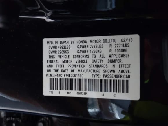 ✅ 2014 Acura RLX Krell Audio Pkg • VIN: JH4KC1F74EC001490 • Lot: 42467508. Listed on IAAI with 159,840 mi. Free auction sales archive from the USA and detailed vehicle history report at DreamBid. Image 9.