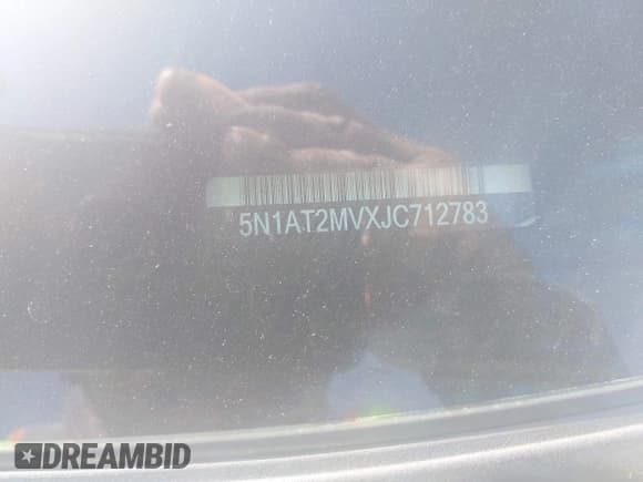 ✅ 2018 Nissan Rogue SV • VIN: 5N1AT2MVXJC712783 • Lot: 43445517. Wystawiony na IAAI z przebiegiem 113 388 mil. Bezpłatny archiwum sprzedaży aukcyjnych z USA i szczegółowy raport historii pojazdu na DreamBid. Zdjęcie 12.