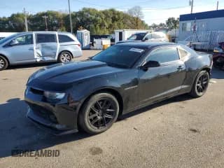 ✅ 2015 Chevrolet Camaro LS • VIN: 2G1FB1E31F9242008 • Lot: 89613185. Listed on Copart with 144,476 mi. Free auction sales archive from the USA and detailed vehicle history report at DreamBid. Image 1.