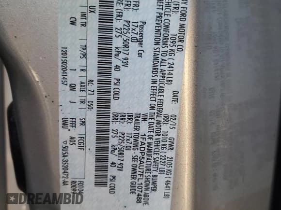 ✅ 2015 Ford C-Max SE • VIN: 1FADP5AU7FL107488 • Lot: 86838675. Wystawiony na Copart z przebiegiem 172 551 mil. Bezpłatny archiwum sprzedaży aukcyjnych z USA i szczegółowy raport historii pojazdu na DreamBid. Zdjęcie 13.