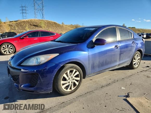 ✅ 2012 Mazda 3 i Touring • VIN: JM1BL1V74C1645597 • Lot: 85004215. Listed on Copart with 122,081 mi. Free auction sales archive from the USA and detailed vehicle history report at DreamBid. Image 1.