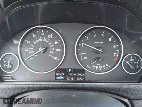 2014 BMW 3 Series 328i с VIN WBA3C1C57EK107752, выставлен на аукционе IAAI как лот 43295470 с пробегом 107 767 миль миль и . История ставок и продаж доступна на DreamBid. Изображение 7.