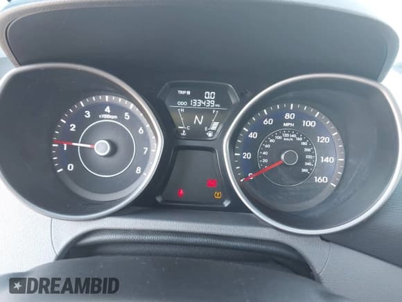 ✅ 2013 Hyundai Elantra GLS • VIN: 5NPDH4AE8DH336189 • Lot: 43301667. Listed on IAAI with 133,439 mi. Free auction sales archive from the USA and detailed vehicle history report at DreamBid. Image 7.