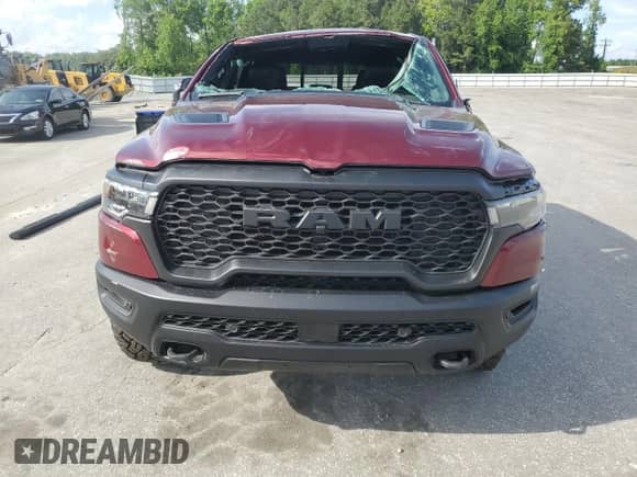 2025 Ram 1500 Rebel с VIN 1C6SRFLP9SN698857, выставлен на аукционе Copart как лот 55872005 с пробегом 647 миль миль и Списание • Salvage title. История ставок и продаж доступна на DreamBid. Изображение 5.