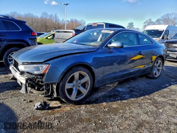 ✅ 2015 Audi A5 Premium • VIN: WAUCFAFRXFA014091 • Lot: 95512835. Listed on Copart with 121,880 mi. Free auction sales archive from the USA and detailed vehicle history report at DreamBid. Image 1.