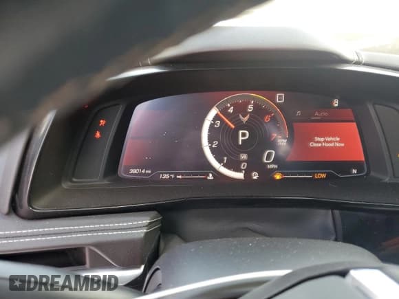 ✅ 2020 Chevrolet Corvette 2LT • VIN: 1G1Y72D41L5113401 • Lot: 93422945. Listed on Copart with 39,014 mi. Free auction sales archive from the USA and detailed vehicle history report at DreamBid. Image 9.