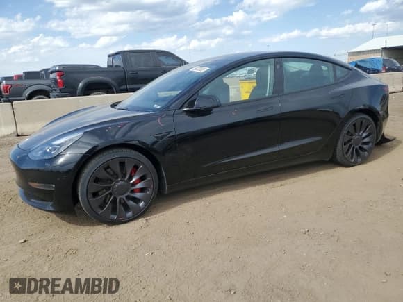 ✅ 2023 Tesla Model 3 Performance • VIN: 5YJ3E1EC8PF634532 • Lot: 58322665. Wystawiony na Copart z przebiegiem 30 036 mil. Bezpłatny archiwum sprzedaży aukcyjnych z USA i szczegółowy raport historii pojazdu na DreamBid. Zdjęcie 1.