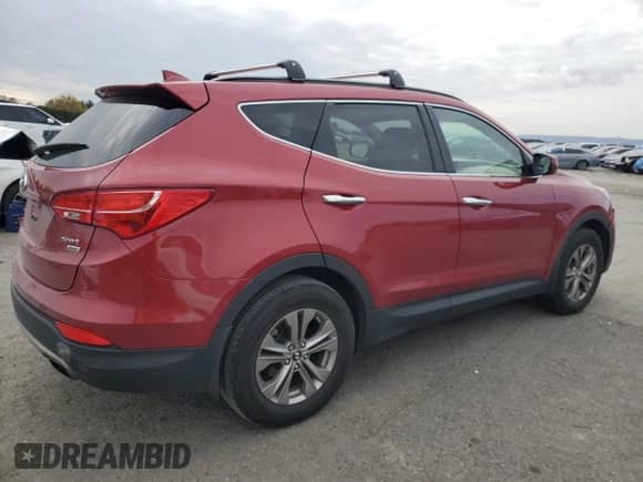 2014 Hyundai Santa Fe with VIN 5XYZUDLB0EG151762, listed as a Copart auction lot 91348525 with 135,823 mi miles and Salvage title. Bid and sale history available at DreamBid. Image 3.