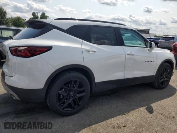 2019 Chevrolet Blazer with VIN 3GNKBDRS8KS673815, listed as a Copart auction lot 65091714 with 57,363 mi miles and Salvage title. Bid and sale history available at DreamBid. Image 3.