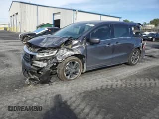 ✅ 2021 Honda Odyssey Elite • VIN: 5FNRL6H98MB011923 • Lot: 90759445. Listed on Copart with 84,484 mi. Free auction sales archive from the USA and detailed vehicle history report at DreamBid. Image 1.