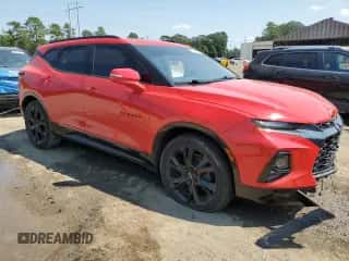 2019 Chevrolet Blazer RS z VIN 3GNKBERS6KS676301, wystawiony jako Copart lot #80518485 z przebiegiem 117 248 mil mil oraz Szkoda całkowita • Salvage title. Historia ofert i sprzedaży dostępna na DreamBid. Obrazek 4.