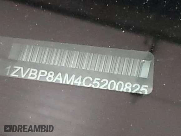 ✅ 2012 Ford Mustang Premium • VIN: 1ZVBP8AM4C5200825 • Lot: 81629885. Listed on Copart with 150,528 mi. Free auction sales archive from the USA and detailed vehicle history report at DreamBid. Image 12.