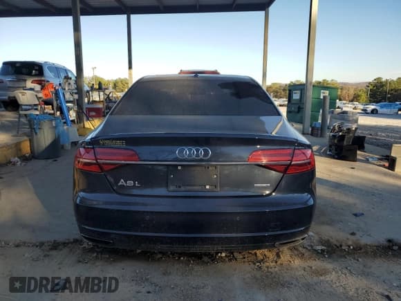 ✅ 2017 Audi A8 • VIN: WAU44AFD6HN010405 • Lot: 93129105. Listed on Copart with 98,317 mi. Free auction sales archive from the USA and detailed vehicle history report at DreamBid. Image 6.