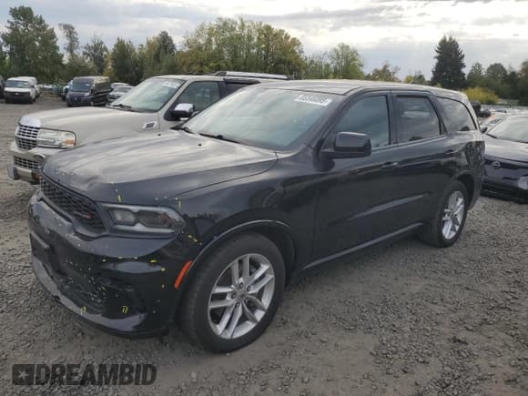 ✅ 2023 Dodge Durango GT Plus • VIN: 1C4RDJDG1PC556383 • Lot: 85346095. Wystawiony na Copart z przebiegiem 60 026 mil. Bezpłatny archiwum sprzedaży aukcyjnych z USA i szczegółowy raport historii pojazdu na DreamBid. Zdjęcie 1.