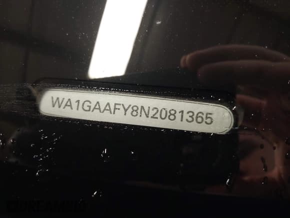 ✅ 2022 Audi Q5 S line Premium • VIN: WA1GAAFY8N2081365 • Lot: 41630360. Listed on IAAI with 21,134 mi. Free auction sales archive from the USA and detailed vehicle history report at DreamBid. Image 9.