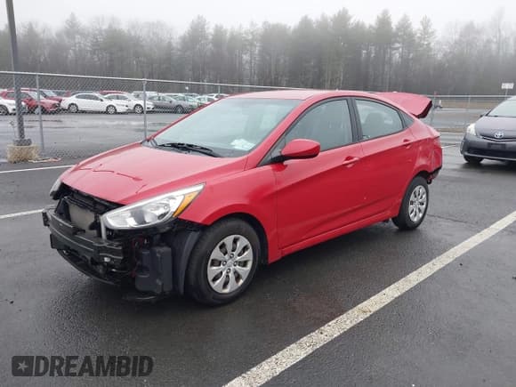 ✅ 2016 Hyundai Accent SE • VIN: KMHCT4AE8GU991114 • Lot: 43632725. Listed on IAAI with 107,958 mi. Free auction sales archive from the USA and detailed vehicle history report at DreamBid. Image 2.