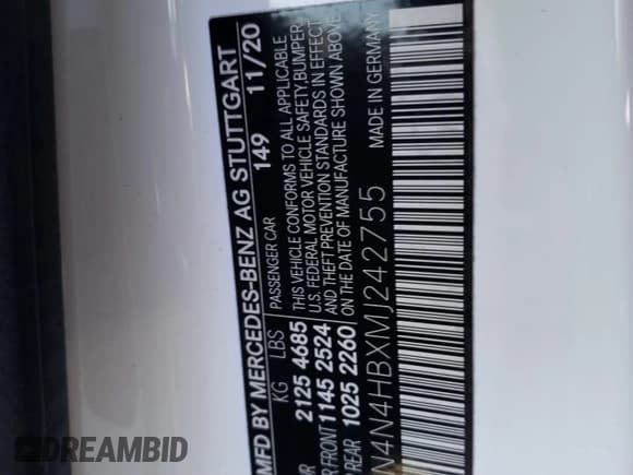 ✅ 2021 Mercedes-Benz GLA 250 • VIN: W1N4N4HBXMJ242755 • Лот: 72634062. Опубликован ранее на Copart с пробегом 25 347 миль. Бесплатный доступ к архиву аукционных продаж из США и подробный отчёт об истории автомобиля на DreamBid. Изображение 15.