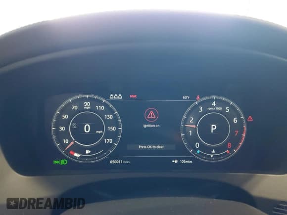 ✅ 2020 Jaguar F-Pace 25t R-Sport • VIN: SADCL2FX2LA662749 • Лот: 77574524. Опубликован ранее на Copart с пробегом 50 011 миль. Бесплатный доступ к архиву аукционных продаж из США и подробный отчёт об истории автомобиля на DreamBid. Изображение 9.