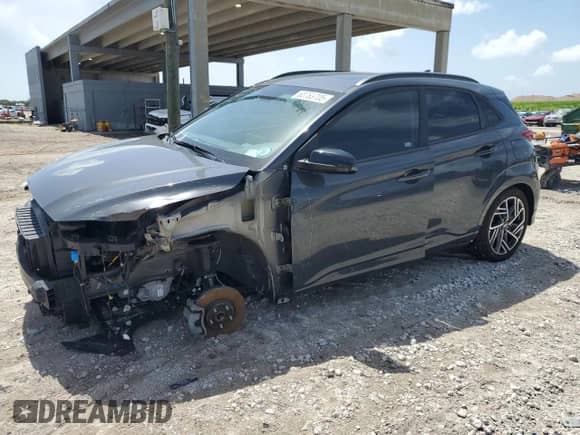 ✅ 2023 Hyundai Kona N Line • VIN: KM8K33A36PU993156 • Lot: 63763705. Listed on Copart with 9,330 mi. Free auction sales archive from the USA and detailed vehicle history report at DreamBid. Image 1.