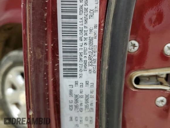 ✅ 2018 Ram 2500 Big Horn • VIN: 3C6UR5MJ2JG169982 • Lot: 48238605. Wystawiony na Copart z przebiegiem 172 978 mil. Bezpłatny archiwum sprzedaży aukcyjnych z USA i szczegółowy raport historii pojazdu na DreamBid. Zdjęcie 12.