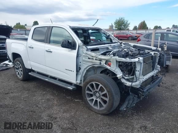 ✅ 2020 GMC Canyon 4WD Denali • VIN: 1GTG6EEN4L1218035 • Lot: 43421949. Listed on IAAI with 73,166 mi. Free auction sales archive from the USA and detailed vehicle history report at DreamBid. Image 1.