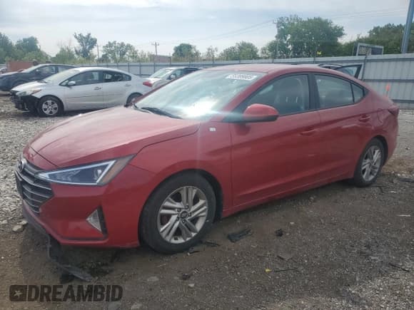 ✅ 2019 Hyundai Elantra SEL • VIN: 5NPD84LF7KH406302 • Лот: 58389805. Опубликован ранее на Copart с пробегом 51 338 миль. Бесплатный доступ к архиву аукционных продаж из США и подробный отчёт об истории автомобиля на DreamBid. Изображение 1.