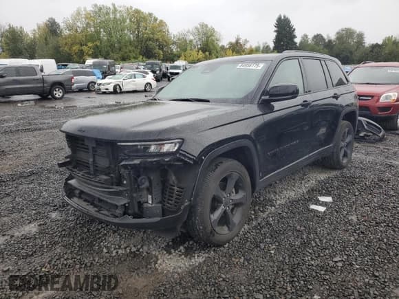 ✅ 2023 Jeep Grand Cherokee Laredo • VIN: 1C4RJHAG7PC565823 • Lot: 84956175. Listed on Copart with 24,551 mi. Free auction sales archive from the USA and detailed vehicle history report at DreamBid. Image 1.