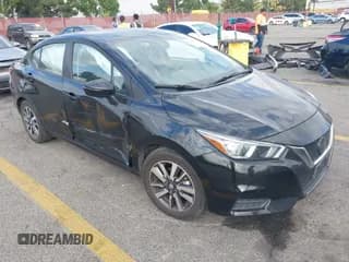 ✅ 2021 Nissan Versa SV • VIN: 3N1CN8EV1ML871177 • Lot: 43690123. Listed on IAAI with 78,127 mi. Free auction sales archive from the USA and detailed vehicle history report at DreamBid. Image 1.