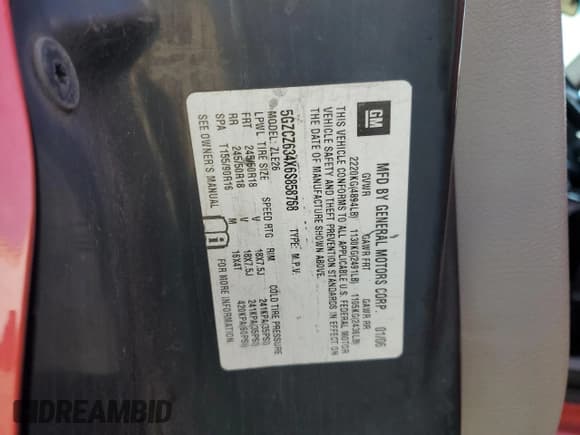 ✅ 2006 Saturn VUE • VIN: 5GZCZ634X6S858768 • Lot: 41512485. Wystawiony na Copart z przebiegiem 174 796 mil. Bezpłatny archiwum sprzedaży aukcyjnych z USA i szczegółowy raport historii pojazdu na DreamBid. Zdjęcie 12.