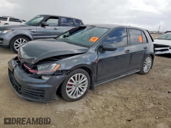 ✅ 2016 Volkswagen Golf GTI SE • VIN: 3VW4T7AU9GM067994 • Lot: 63777515. Listed on Copart with 145,215 mi. Free auction sales archive from the USA and detailed vehicle history report at DreamBid. Image 1.