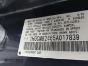 ✅ 2005 Honda Accord LX SE • VIN: 1HGCM82465A017839 • Lot: 42231761. Wystawiony na IAAI z przebiegiem 204 834 mil. Bezpłatny archiwum sprzedaży aukcyjnych z USA i szczegółowy raport historii pojazdu na DreamBid. Zdjęcie 9.