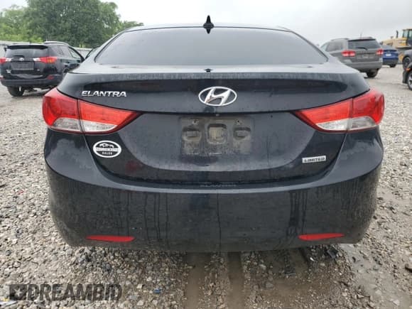 ✅ 2013 Hyundai Elantra Limited • VIN: KMHDH4AE8DU660485 • Lot: 58423745. Listed on Copart with 159,330 mi. Free auction sales archive from the USA and detailed vehicle history report at DreamBid. Image 6.