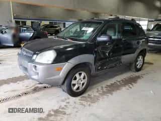 2005 Hyundai Tucson GLS with VIN KM8JN12D25U040992, listed as a Copart auction lot 86165215 with 139,562 mi miles and Salvage title. Bid and sale history available at DreamBid. Image 1.
